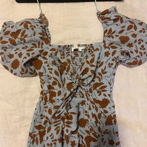 Floral Puff Sleeve Dress